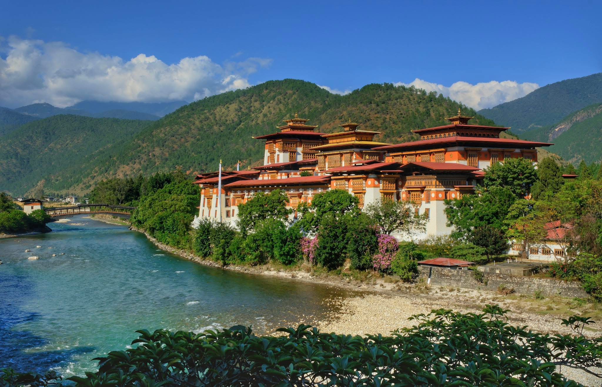Punakha Dzong panorama